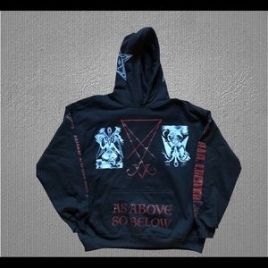 Baphomet Lucifer Hoodie EXTRA LARGE size